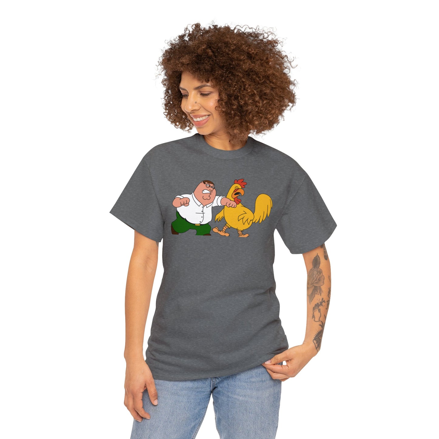 Unisex Chicken Fight Heavy Cotton Tee