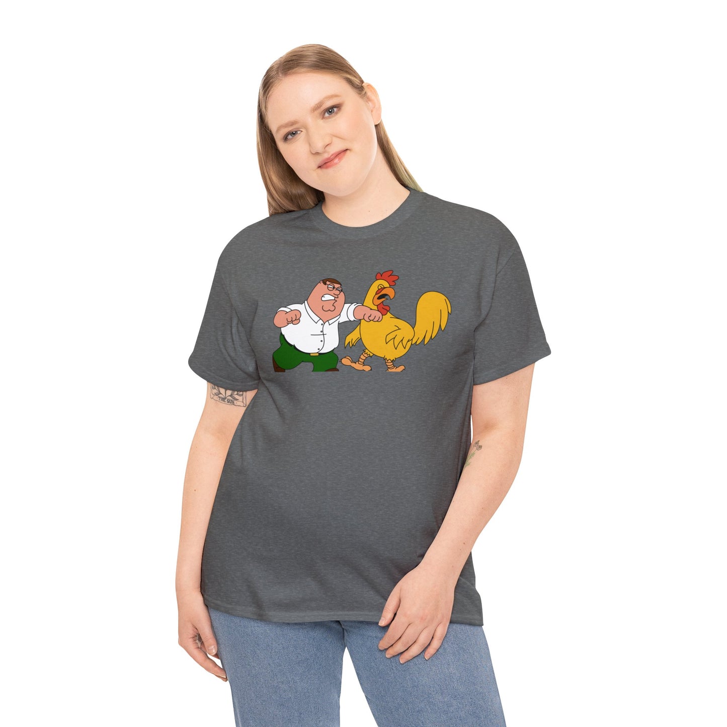 Unisex Chicken Fight Heavy Cotton Tee