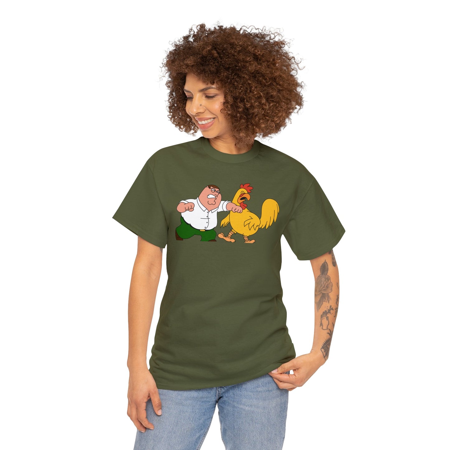 Unisex Chicken Fight Heavy Cotton Tee